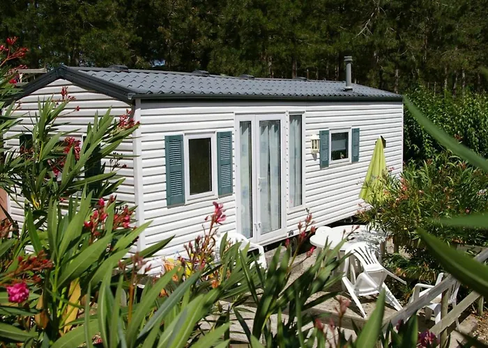 Mobil-home Confortable Avec Terrasse Pour 4 Personnes - Api-1-52-831 مكان تخييم